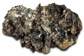 Orange Niobophyllite on Aegirine and Feldspar - Malawi #326662