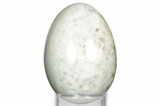 Polished Banded Brazilian Agate Egg #326801