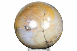 Polished Colorful Agate and Jasper Sphere #326838