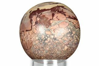 Polished Saharan Desert Jasper Sphere - Morocco #326900