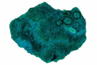Polished Banded Chrysocolla and Malachite - Bagdad Mine, Arizona #327675