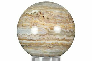 Polished Banded Lace Agate Sphere #328002