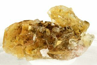 Gemmy Yellow Fluorite Cluster - Spain #327172