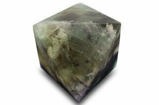 Polished Colorful Fluorite Octahedron - China #328785