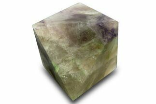Polished Colorful Fluorite Octahedron - China #328787