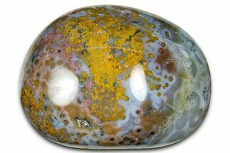 Polished Ocean Jasper Stone - Madagascar #329943