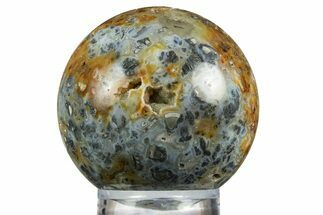 Colorful Polished Marcasite Agate Sphere - Indonesia #330229