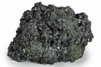 Shining Galena Crystals with Micro Quartz Crystals - Bulgaria #330480