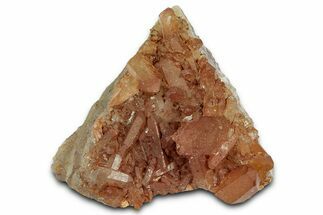 Tangerine Quartz Crystal Cluster - Brazil #328897