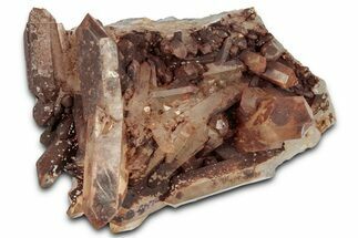 Tangerine Quartz Crystal Cluster - Brazil #328912