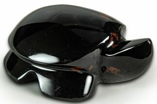 Polished Mahogany Obsidian Turtle - California #331593