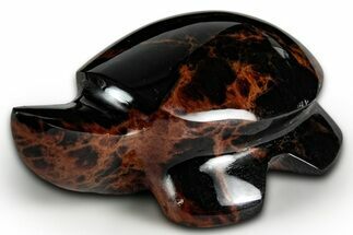 Polished Mahogany Obsidian Turtle - California #331586