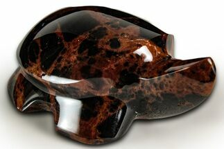 Polished Mahogany Obsidian Turtle - California #331589