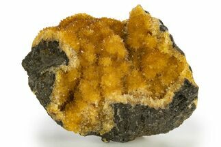 Intense Orange Calcite Crystal Cluster - Poland #331996
