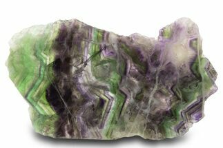Colorful, Polished Fluorite Slab - China #333260