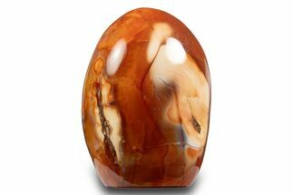 Free-Standing, Polished Carnelian Agate - Madagascar #333279