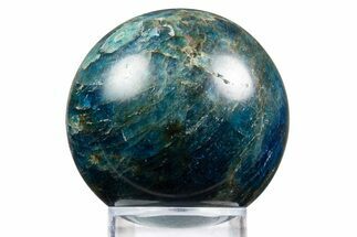 Bright Blue Apatite Sphere - Madagascar #334009
