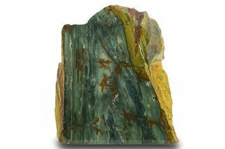 Free-Standing, Gary Green Jasper (Larsonite) Bog Wood - Oregon #334728