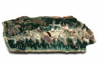 Colorful Polished Idaho Sunset Jasper Slab #336240