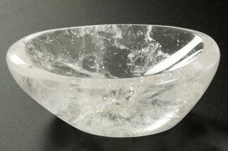 Polished Clear Quartz Dish - Madagascar #336436