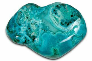 Vibrant Polished Malachite with Chrysocolla - DR Congo #336815