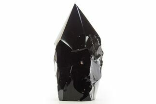 Free-Standing Polished Obsidian Point - Mexico #336912