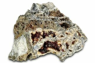 Turkish Citrine Crystal Cluster with Stibnite - New Find! #336933