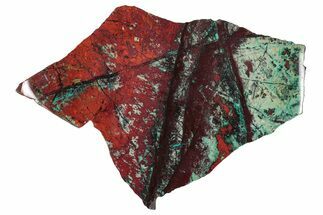 Vibrant Sonora Sunset (Chrysocolla Cuprite) Slab - Mexico #337020