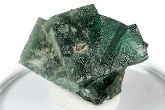 Fluorescent Green Fluorite Twins - Diana Maria Mine, England #337482