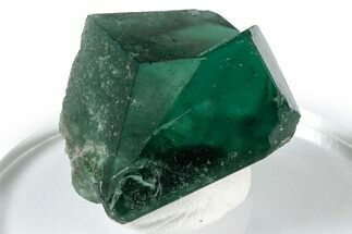 Fluorescent Green Fluorite Twins - Diana Maria Mine, England #337500