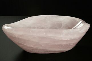 Polished Rose Quartz Dish #338453