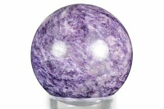 Polished Purple Charoite Sphere - Siberia #337978