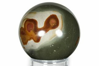 Polished Polychrome Jasper Sphere - Madagascar #341646
