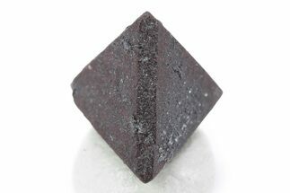 Red-Brown Tetrahedral Zunyite Crystal w/ Hematite - Iran #341801