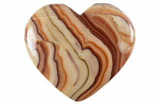 Polished Rolling Hills Dolomite Heart - Mexico #341972