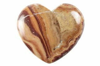 Polished Rolling Hills Dolomite Heart - Mexico #341961