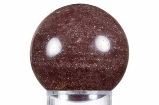 Polished Strawberry Quartz Sphere #342057