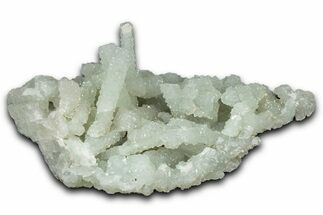 Sparkly Prehnite Pseudomorph After Laumontite - India #342420