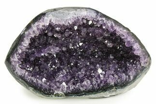 Sparkly Deep-Purple Amethyst Geode - Uruguay #342481