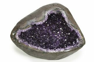 Sparkling Deep-Purple Amethyst Geode - Uruguay #342487