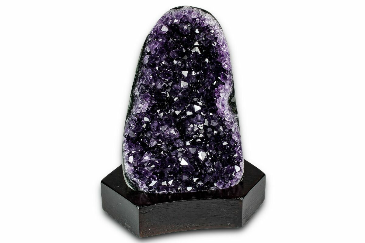 Small Uruguayan Deep Purple Amethyst Cluster – Bulk Lot, Natural Geode Piece