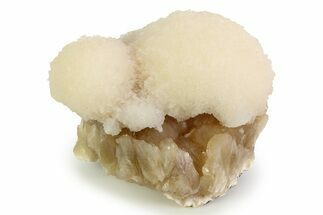 Scolecite Crystals on Honey-Colored Stilbite - India #343039