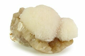 Scolecite Crystals on Honey-Colored Stilbite - India #343046