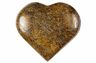 Polished Miriam Jasper Heart - India #343133