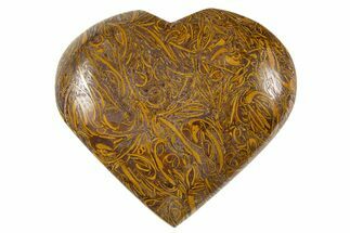 Polished Miriam Jasper Heart - India #343134