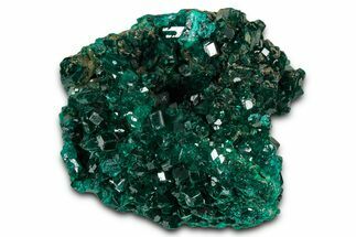 Sparkly, Emerald-Green Dioptase Crystals - Congo #343344