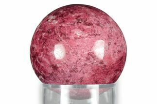 Hot-Pink, Polished Thulite Sphere - Trondheim, Norway #343931