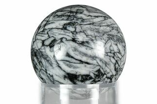 Polished Pinolite Sphere - Austria #343937