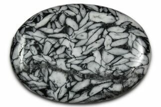 Polished Pinolite Palm Stone - Austria #343896