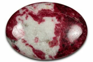 Vibrant Polished Thulite Stone - Trondheim, Norway #343903
